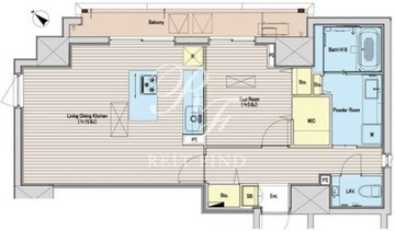 アマンＥ．Ｓ．Ｋ．青山 901 間取り図
