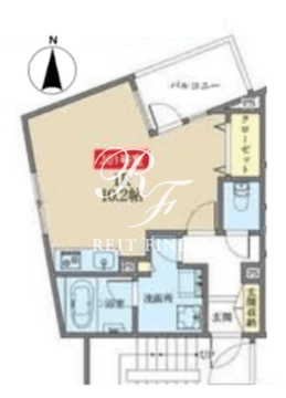 アズ大井町レジデンス 302 間取り図
