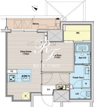 アマンＥ．Ｓ．Ｋ．青山 401 間取り図