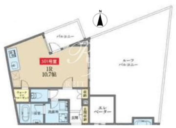アズ大井町レジデンス 501 間取り図