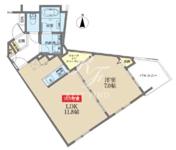 アズ大井町レジデンス 503 間取り図