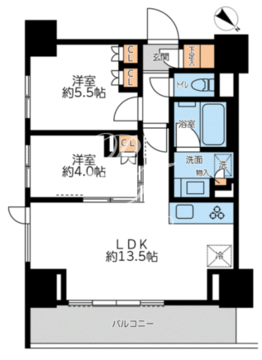 プライマル浅草言問通 306 間取り図