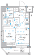 クオリタス住吉 703 間取り図