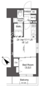 ＢｌｕＲｏｃｋ後楽園 606 間取り図