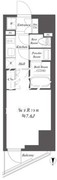 WORVE東京木場 1101 間取り図