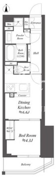 WORVE東京木場 309 間取り図
