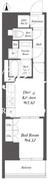 WORVE東京木場 412 間取り図