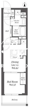 WORVE東京木場 1205 間取り図