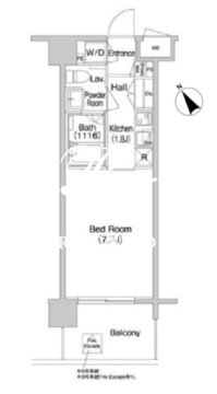 コンフォリア南砂町 911 間取り図