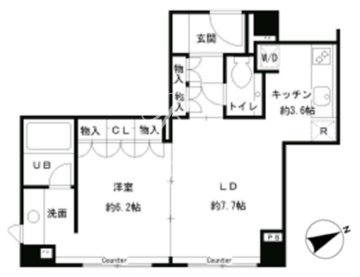 KDXレジデンス南青山 202 間取り図