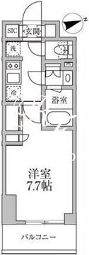 レジディア新御徒町2 903 間取り図