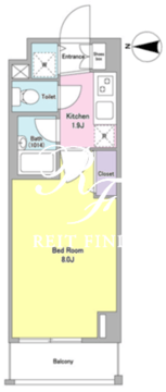 コンフォリア文京白山 403 間取り図