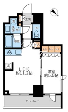 プライマル浅草言問通 1108 間取り図
