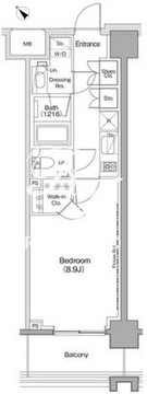 ヴェール・クレール大崎 909 間取り図