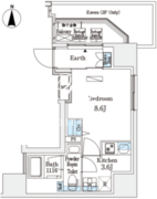 エスタート入谷1 902 間取り図