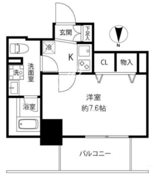 プレール・ドゥーク浅草橋 802 間取り図
