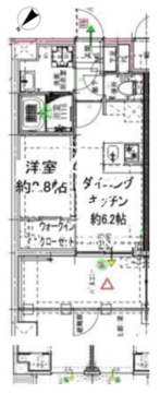 ドゥーエ浅草橋2 1101 間取り図