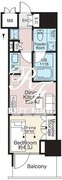 ベルファース森下フォレスト 802 間取り図