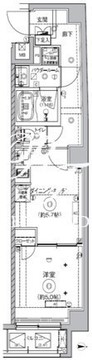 クオリタス東十条 404 間取り図