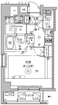 クオリタス東十条 501 間取り図