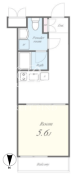 レイアス東矢口 302 間取り図
