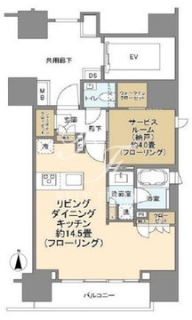 ピアース渋谷 603 間取り図