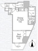 レジディア文京本郷4 403 間取り図 ?>
