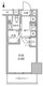 レジディア蒲田4 407 間取り図