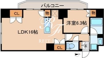 レヴァンテ浅草観音壱 1003 間取り図