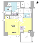 リヴェール赤坂 501 間取り図