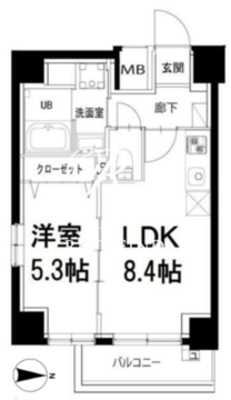 ミナモ浅草橋 1001 間取り図