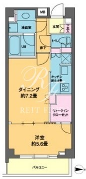 カスタリア高輪台2 408 間取り図