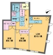 カスタリア西麻布霞町 101 間取り図