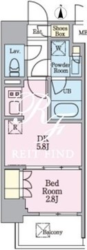 リビオメゾン木場 301 間取り図