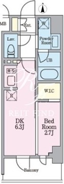 リビオメゾン木場 202 間取り図