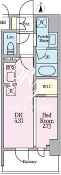 リビオメゾン木場 302 間取り図
