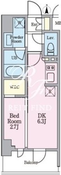 リビオメゾン木場 203 間取り図