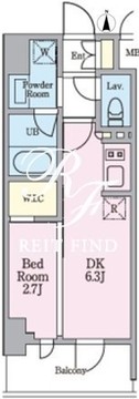 リビオメゾン木場 303 間取り図