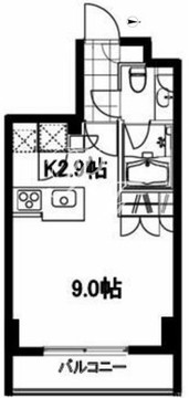 フレンシア麻布十番サウス 302 間取り図