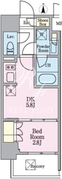 リビオメゾン木場 104 間取り図
