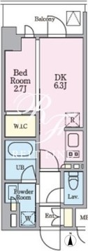リビオメゾン木場 306 間取り図