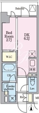 リビオメゾン木場 1007 間取り図