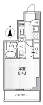 オルタナ東池袋 311 間取り図