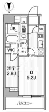 オルタナ東池袋 402 間取り図