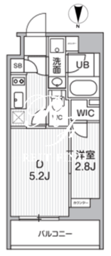 オルタナ東池袋 605 間取り図