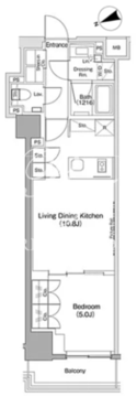 ザ・パークハビオ目黒桜邸 214 間取り図