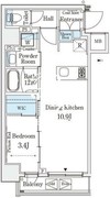 イプセ押上 504 間取り図