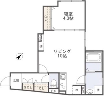 グランパセオ三軒茶屋 103 間取り図
