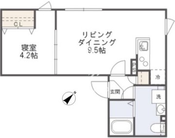グランパセオ三軒茶屋 203 間取り図