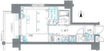 ズーム品川南 201 間取り図